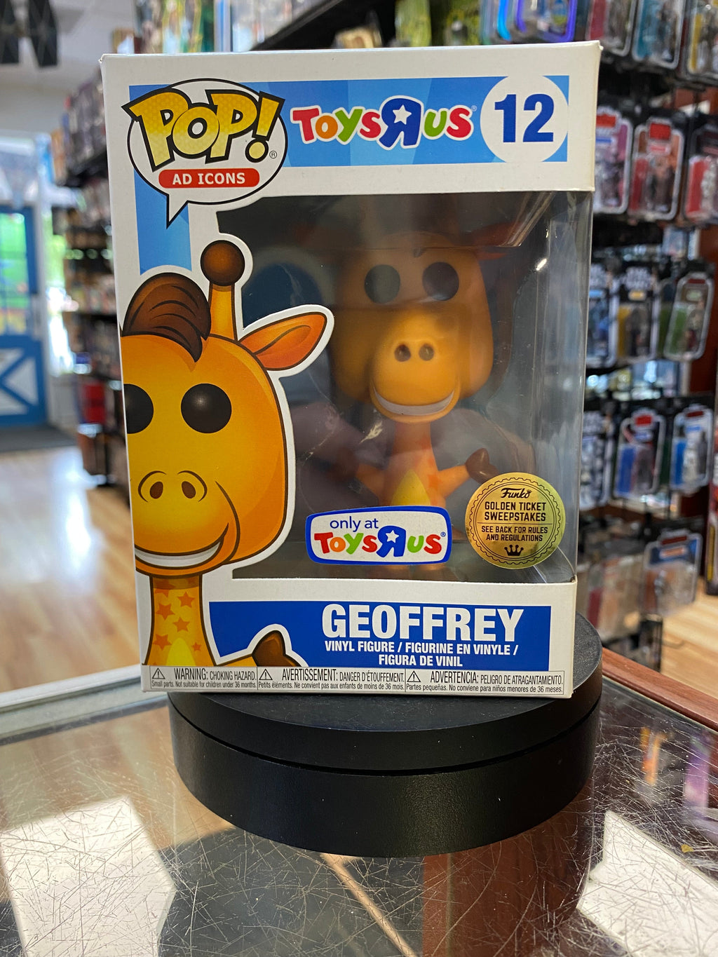 Geoffrey Golden Ticket #12 (Funko Pop, Ad Icons) EXCLUSIVE product image 1, provided for visual reference and product detail