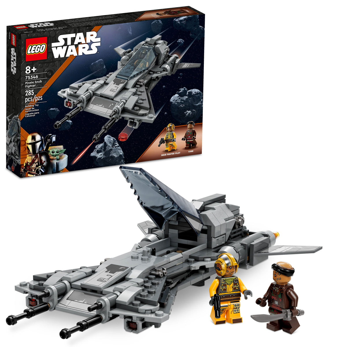 75346 Pirate Snub Fighter (Retired) (New Sealed) product image 1, provided for visual reference and product detail review