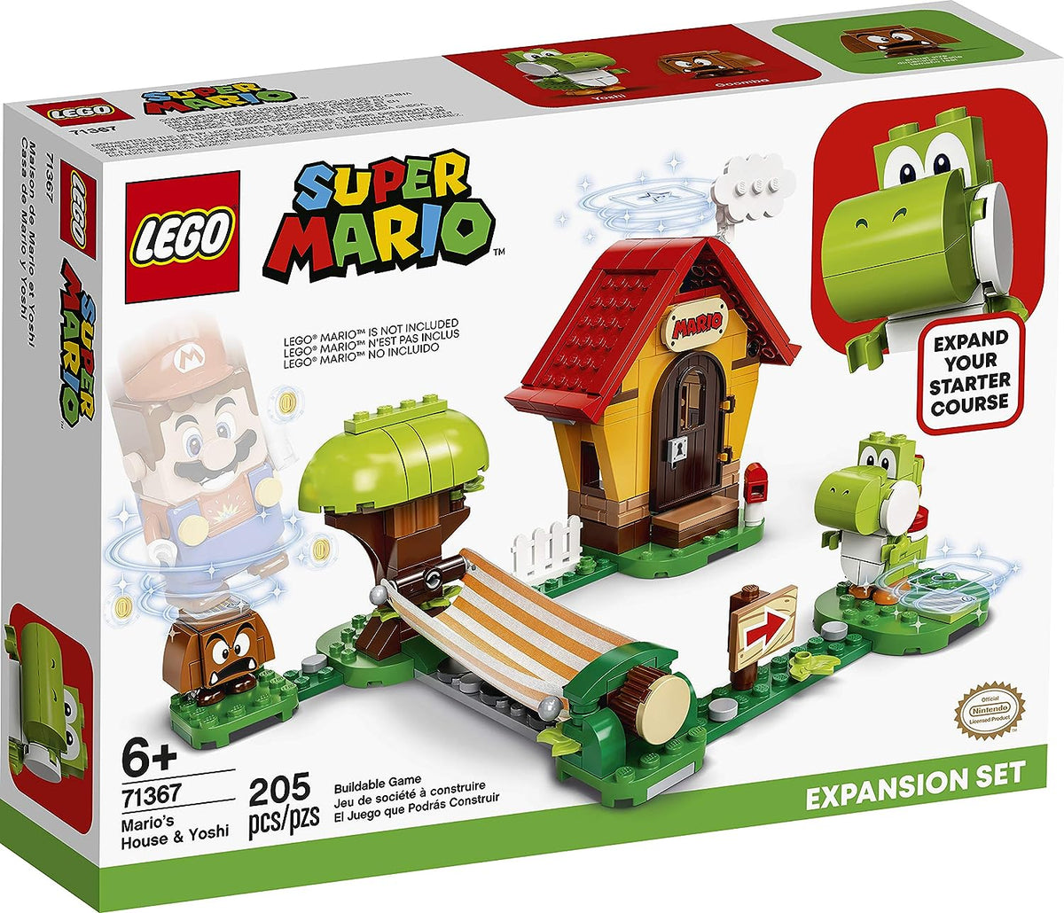 LEGO Super Mario Mario’s House & Yoshi Expansion Set (Retired) (New Sealed) product image 1, provided for visual reference