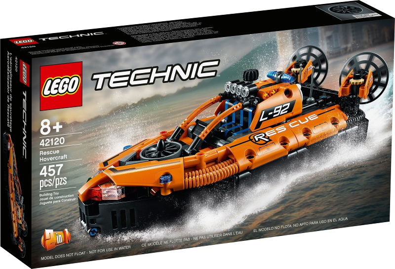 42120 Rescue Hovercraft (Retired) (Certified Complete) product image 1, provided for visual reference and product detail
