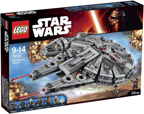 75105 LEGO Star Wars Millennium Falcon (Retired) (New Sealed) product image 1, provided for visual reference and product