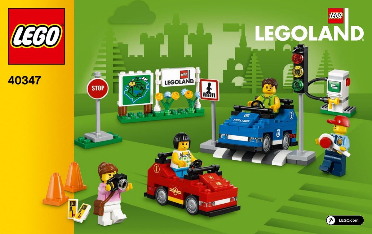 40347 LEGOLAND Driving School Cars (Retired) (New Sealed) product image 1, provided for visual reference and product detail