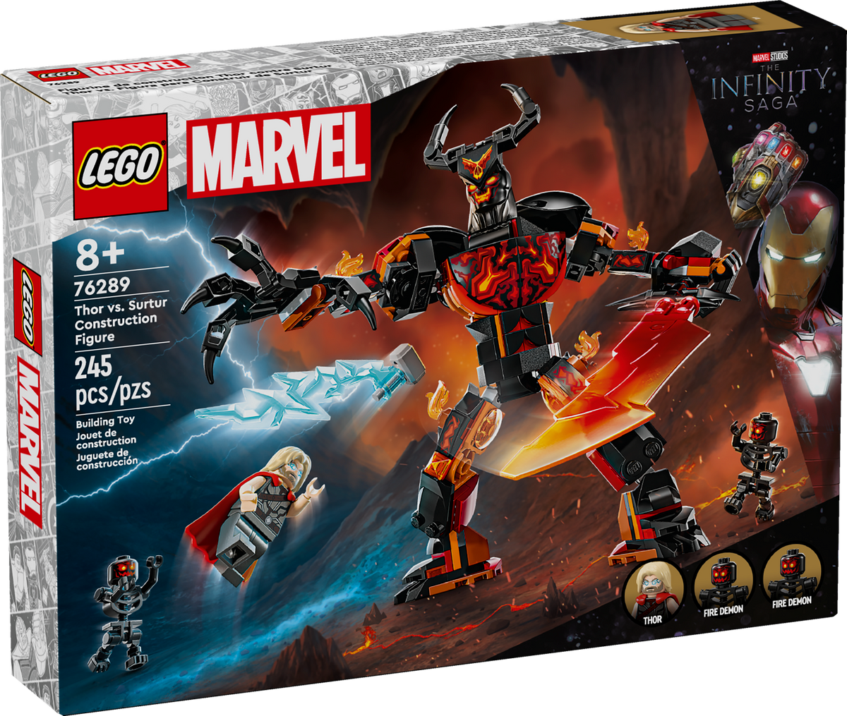 76289 LEGO Marvel: Thor vs. Surtur Construction Figure product image 2, provided for visual reference and product detail