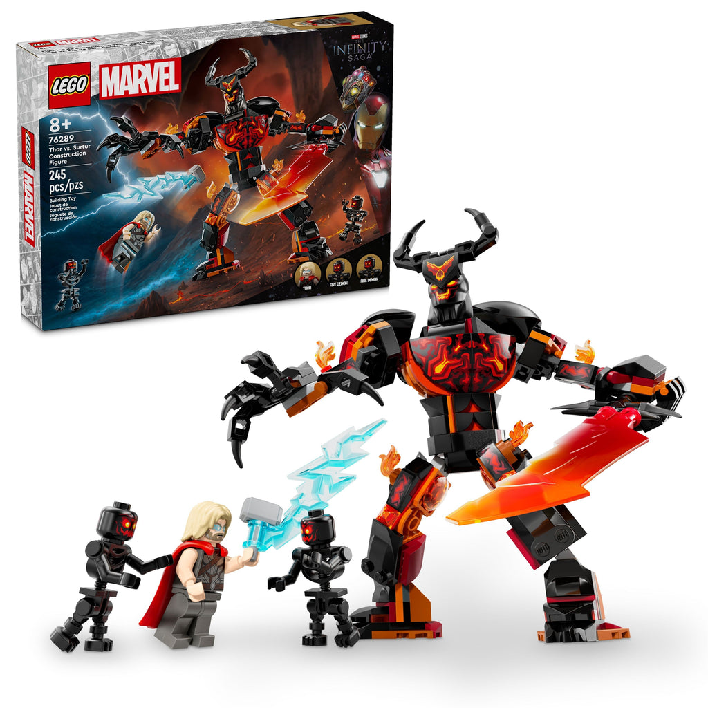 76289 Thor vs. Surtur Construction Figure (Certified Complete) product image 1, provided for visual reference and product