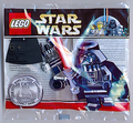 4547551 Chrome Darth Vader 10 Year Anniversary Promotional Minifigure polybag (Sealed) product image 1, provided for visual