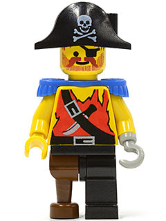 PI023 Pirate Shirt with Knife, Black Leg with Peg Leg product image 1, provided for visual reference and product detail