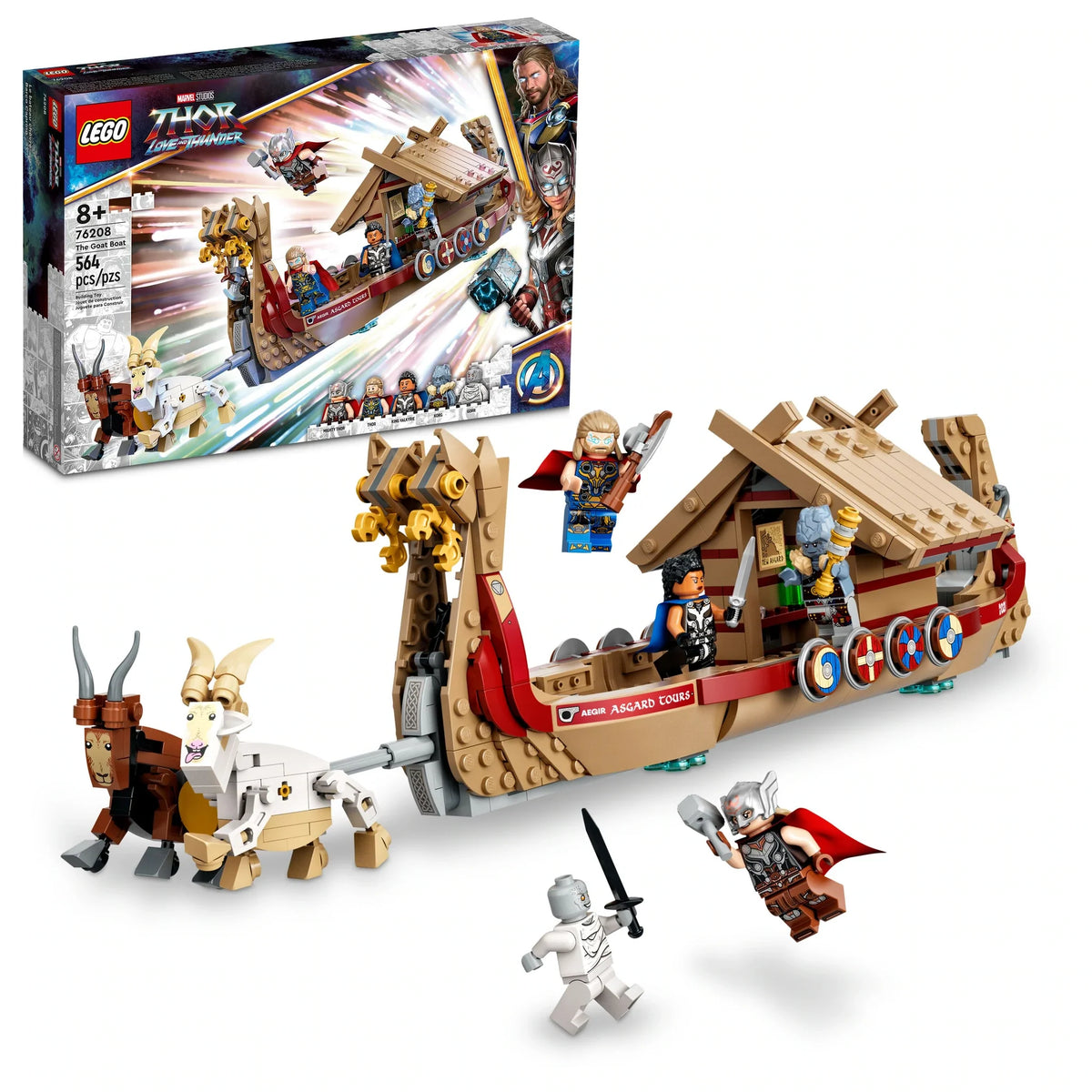 76208 The Goat Boat (Retired) (Certified Complete) product image 1, provided for visual reference and product detail review