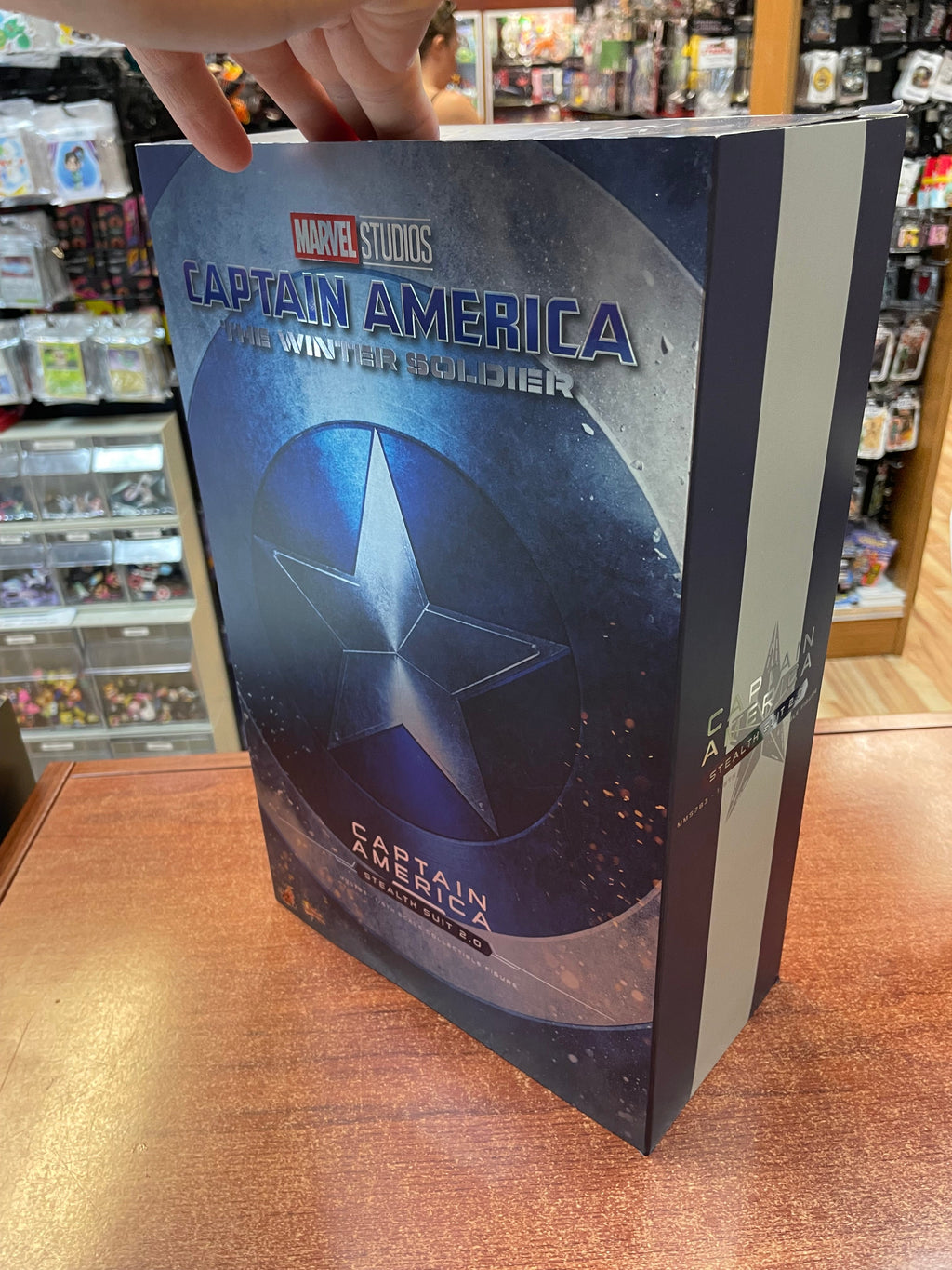 Captain America Stealth Suit 2.0 MMS783 (Captain America The Winter Soldier, Marvel, Hot Toys) **COMPLETE** product image