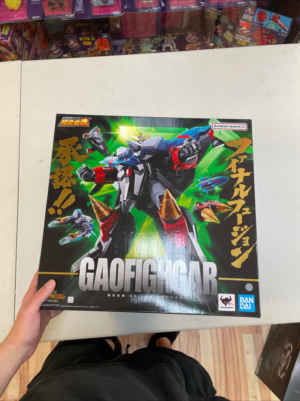 GX-104 GaoFighGar (The King of Braves GaoGaiGar Final, Bandai Soul Of Chogokin) OPEN BOX product image 14, provided for