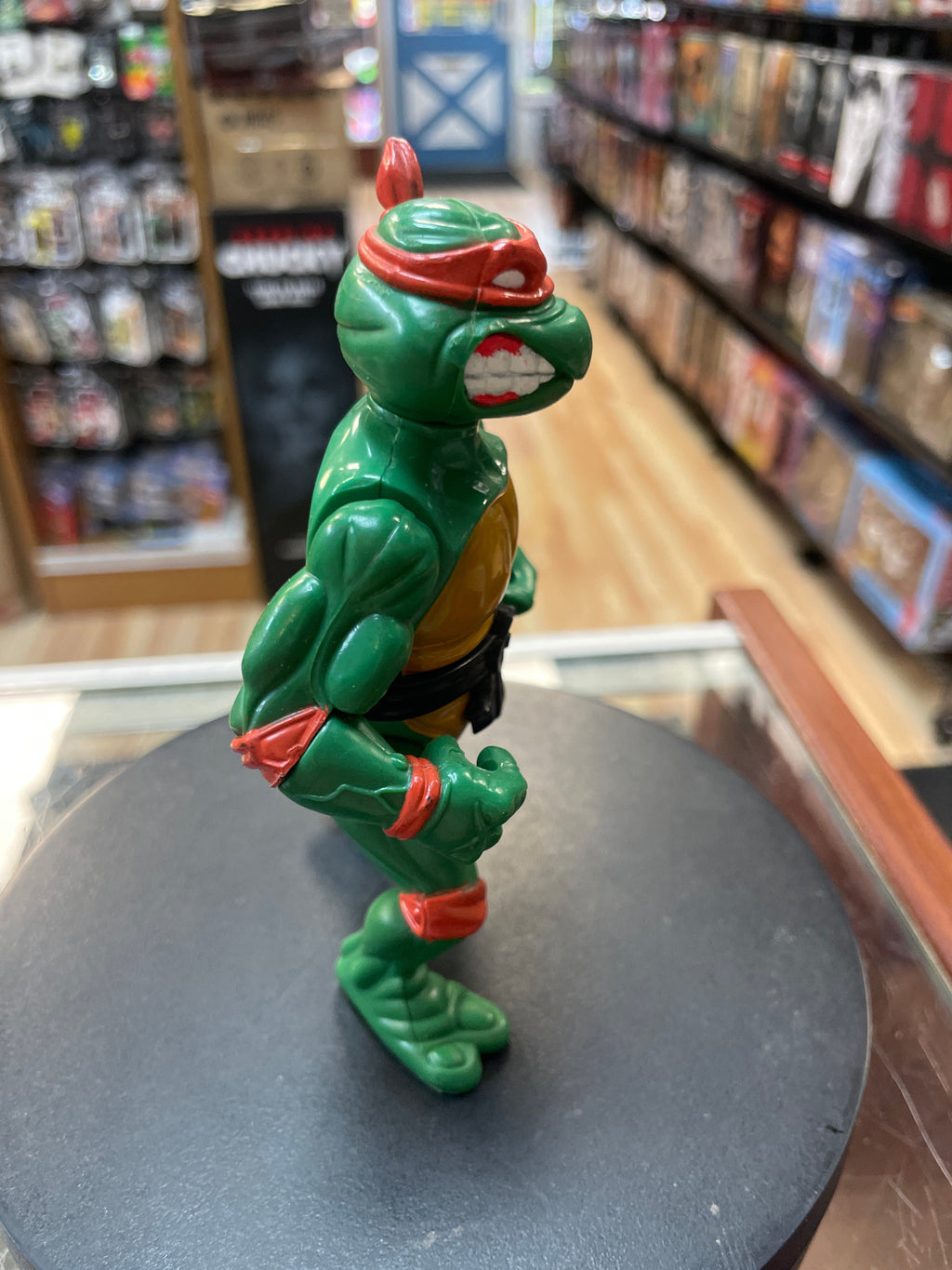 Black Belt Storage Shell Michelangelo (Vintage TMNT Ninja Turtles, Playmates) **LOOSE** (Copy) product image 4, provided for