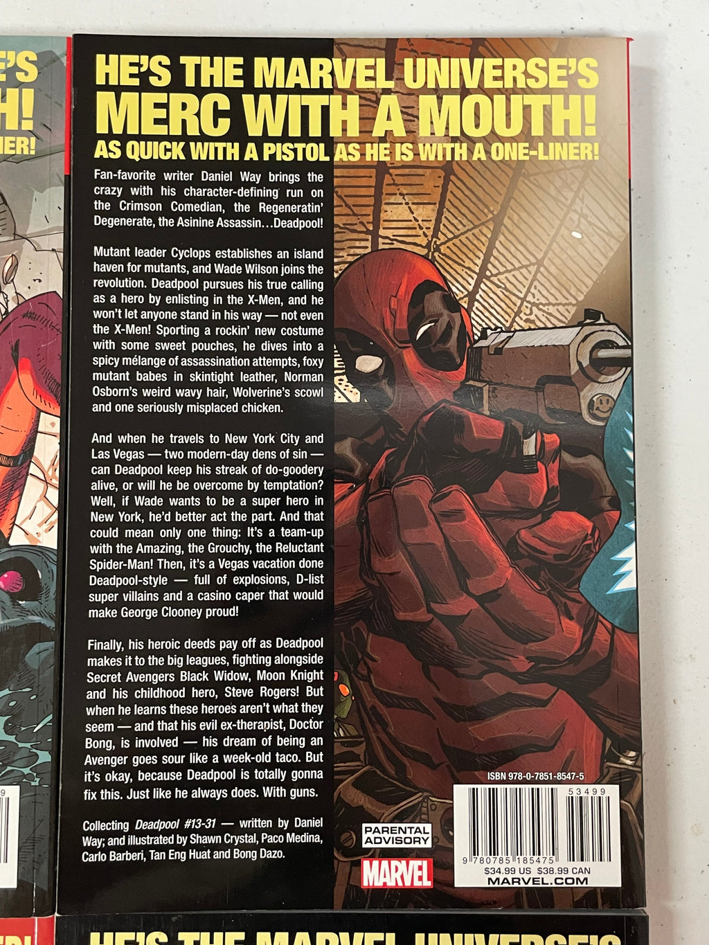 Deadpool The Complete Collection Set (Marvel TPB, Paperback) product image 3, provided for visual reference and product