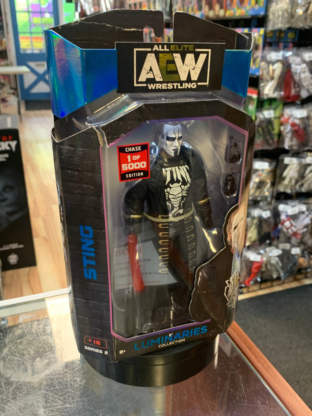 Sting Chase #09 Luminare (AEW All Elite Wrestling, Jazwares) **SEALED** product image 4, provided for visual reference and
