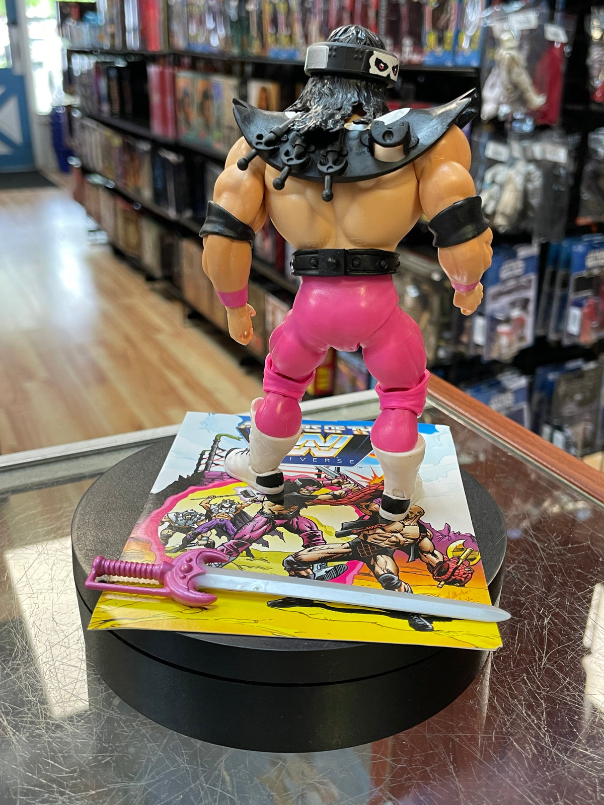 Bret Hart as TriKlops (WWE MOTU, Mattel) **COMPLETE** product image 4, provided for visual reference and product detail