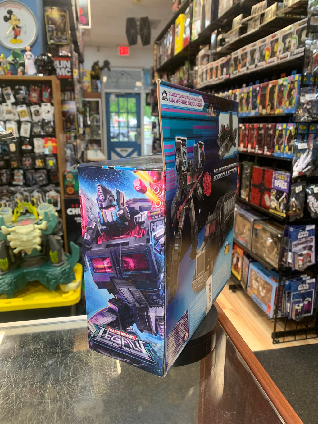 Speedia Universe Scourge -Leader Class- (Transformers Legacy, Hasbro) **SEALED** product image 4, provided for visual