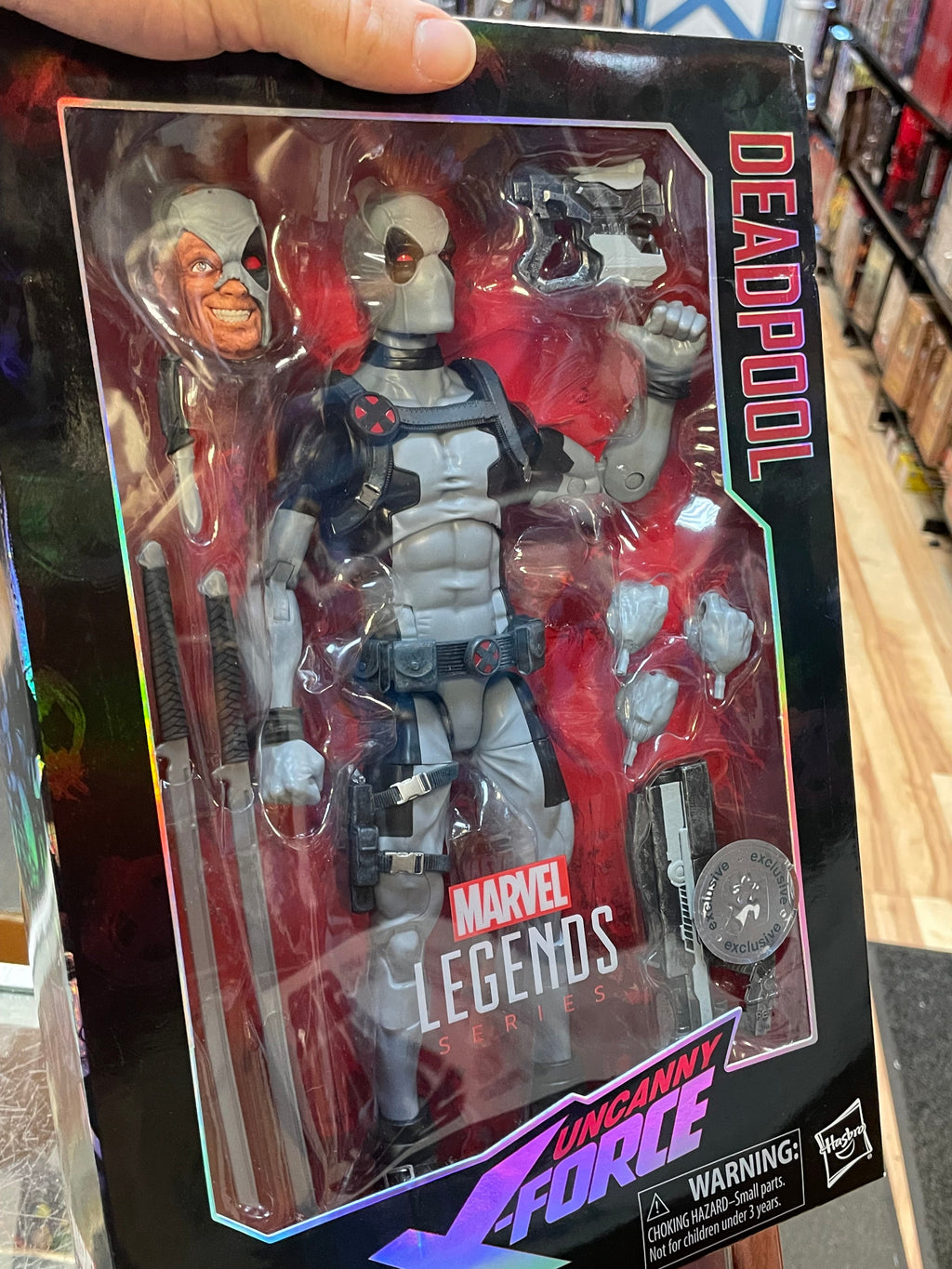X-Force Deadpool -Deluxe- (Marvel Legends, Hasbro) **SEALED** product image 6, provided for visual reference and product