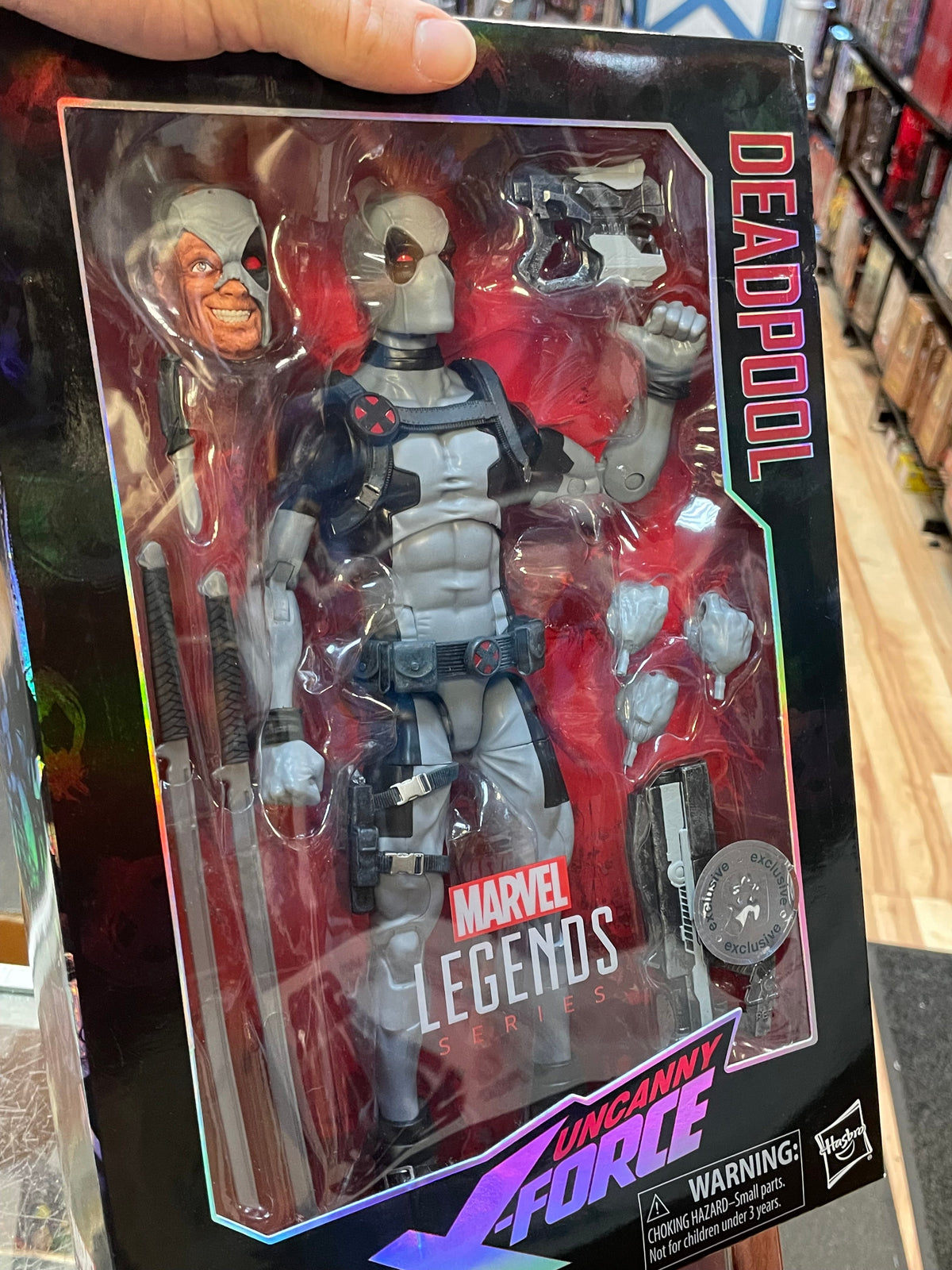 X-Force Deadpool -Deluxe- (Marvel Legends, Hasbro) **SEALED** product image 6, provided for visual reference and product