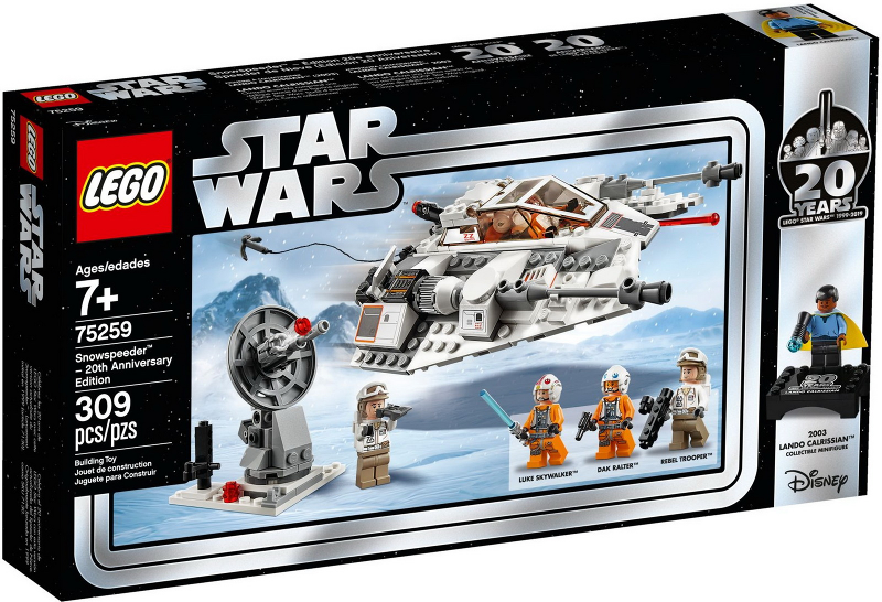 75259 Snowspeeder - 20th Anniversary Edition (Certified Complete) (Retired) product image 1, provided for visual reference