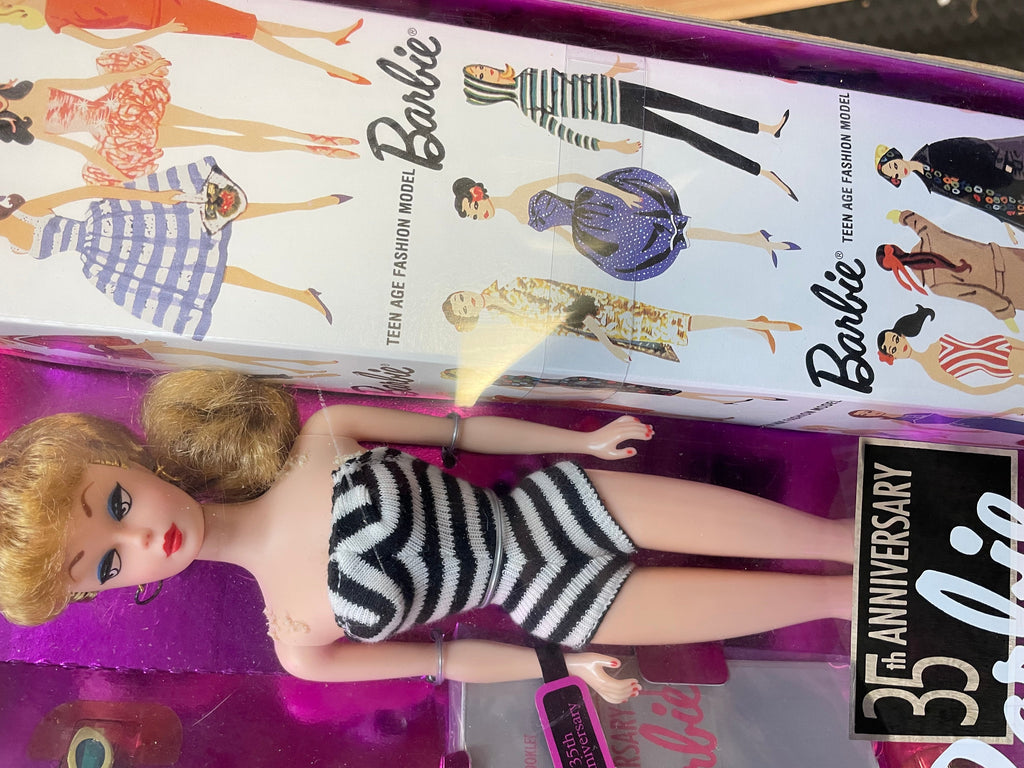 35th Anniversary Blonde #11590 (Vintage Barbie, Mattel) **SEALED** product image 9, provided for visual reference and