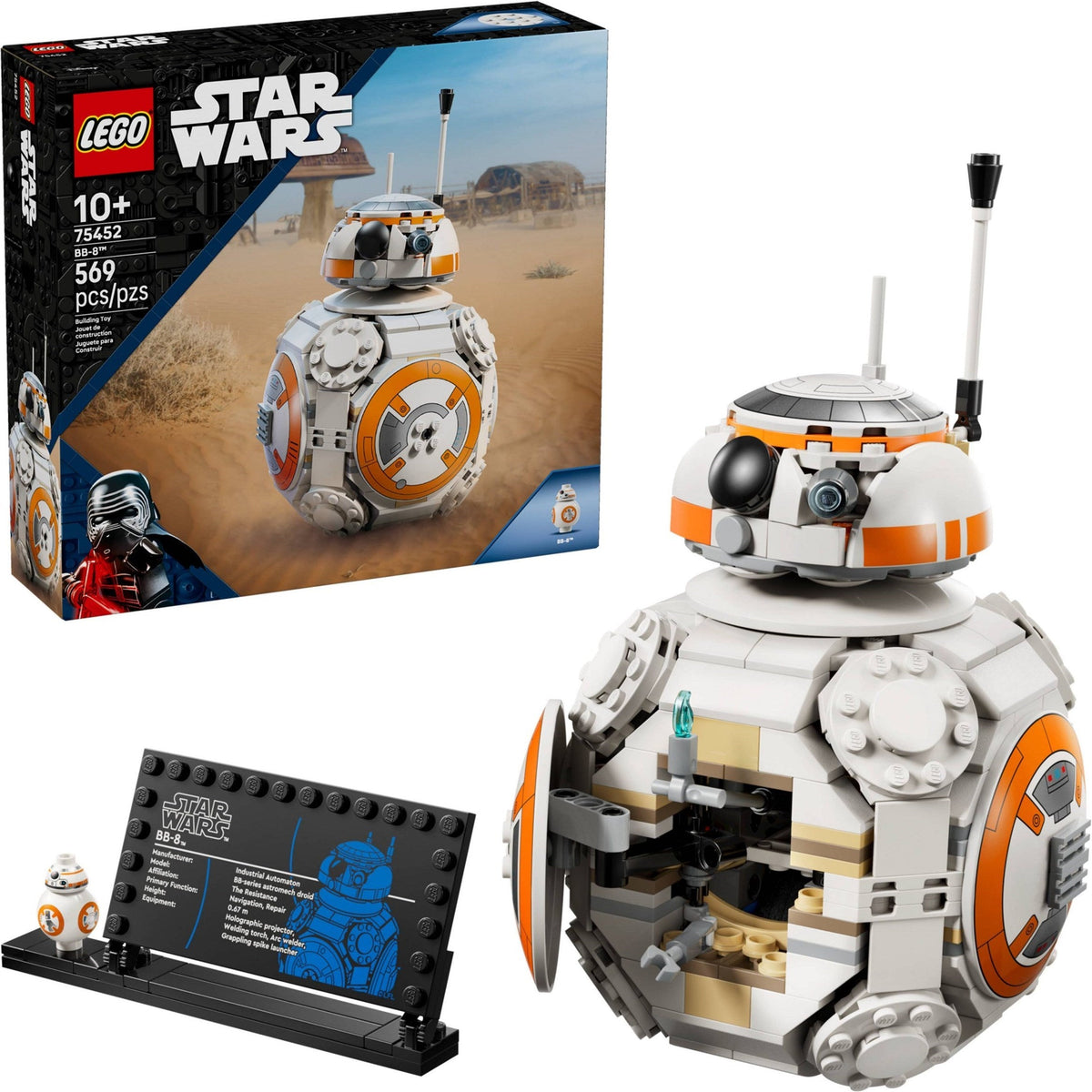 75452 BB-8™ Astromech Droid product image 1, provided for visual reference and product detail review