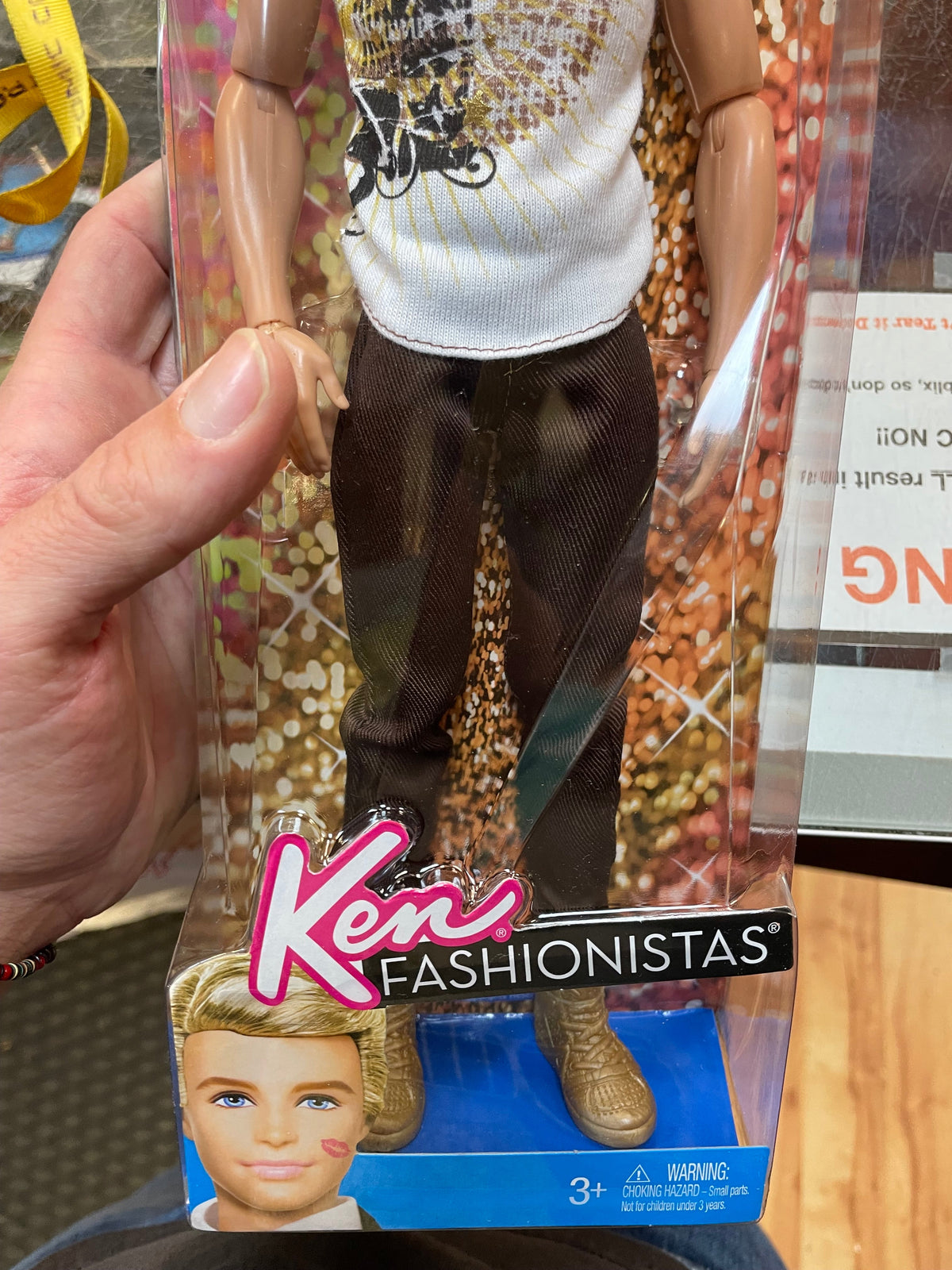 Ultimate Boyfriend Ken #Y7493 (Barbie Fashionistas, Mattel) **SEALED** product image 6, provided for visual reference and