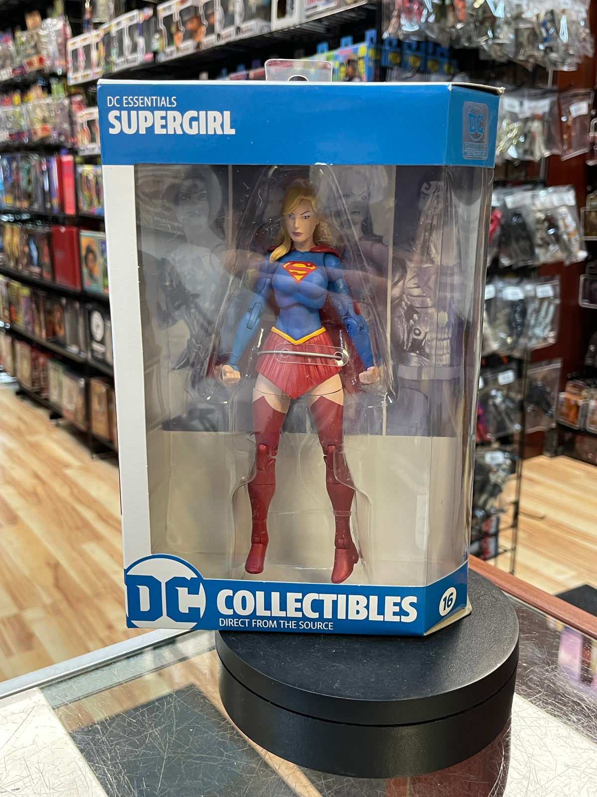 Supergirl (DC Essentials, DC Collectibles) SEALED product image 1, provided for visual reference and product detail review