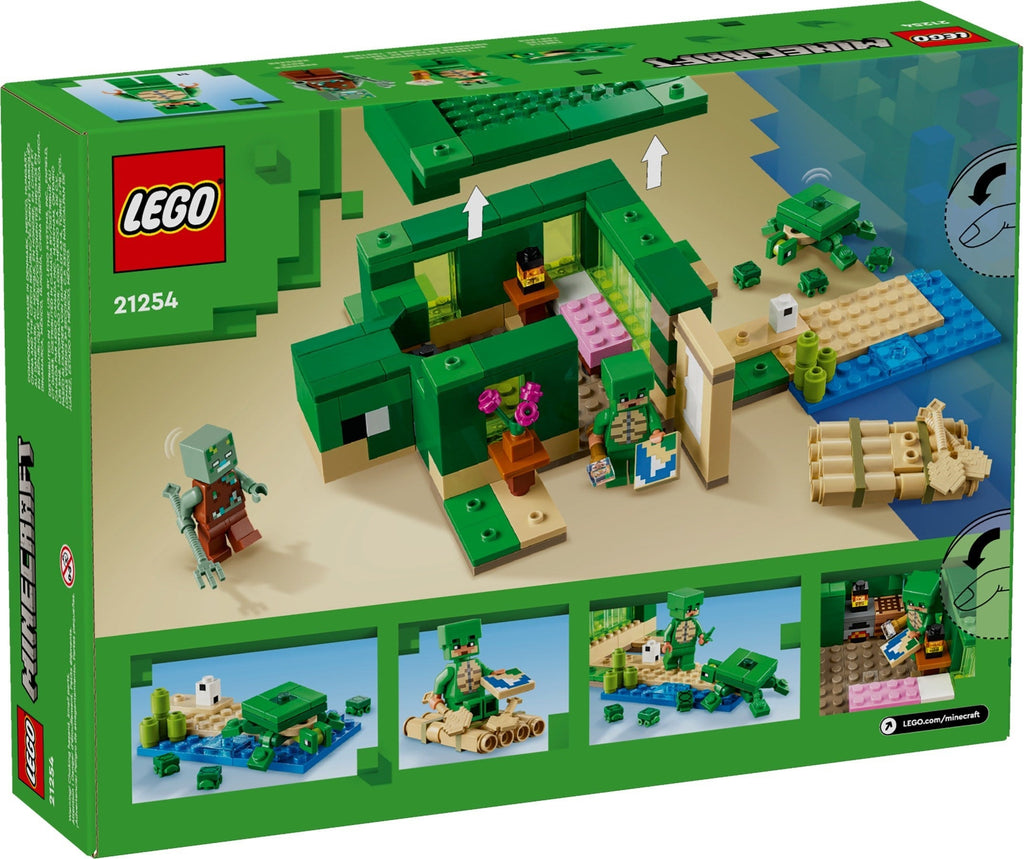 21254 LEGO Minecraft: The Turtle Beach House (Retired) (New Sealed) product image 3, provided for visual reference and