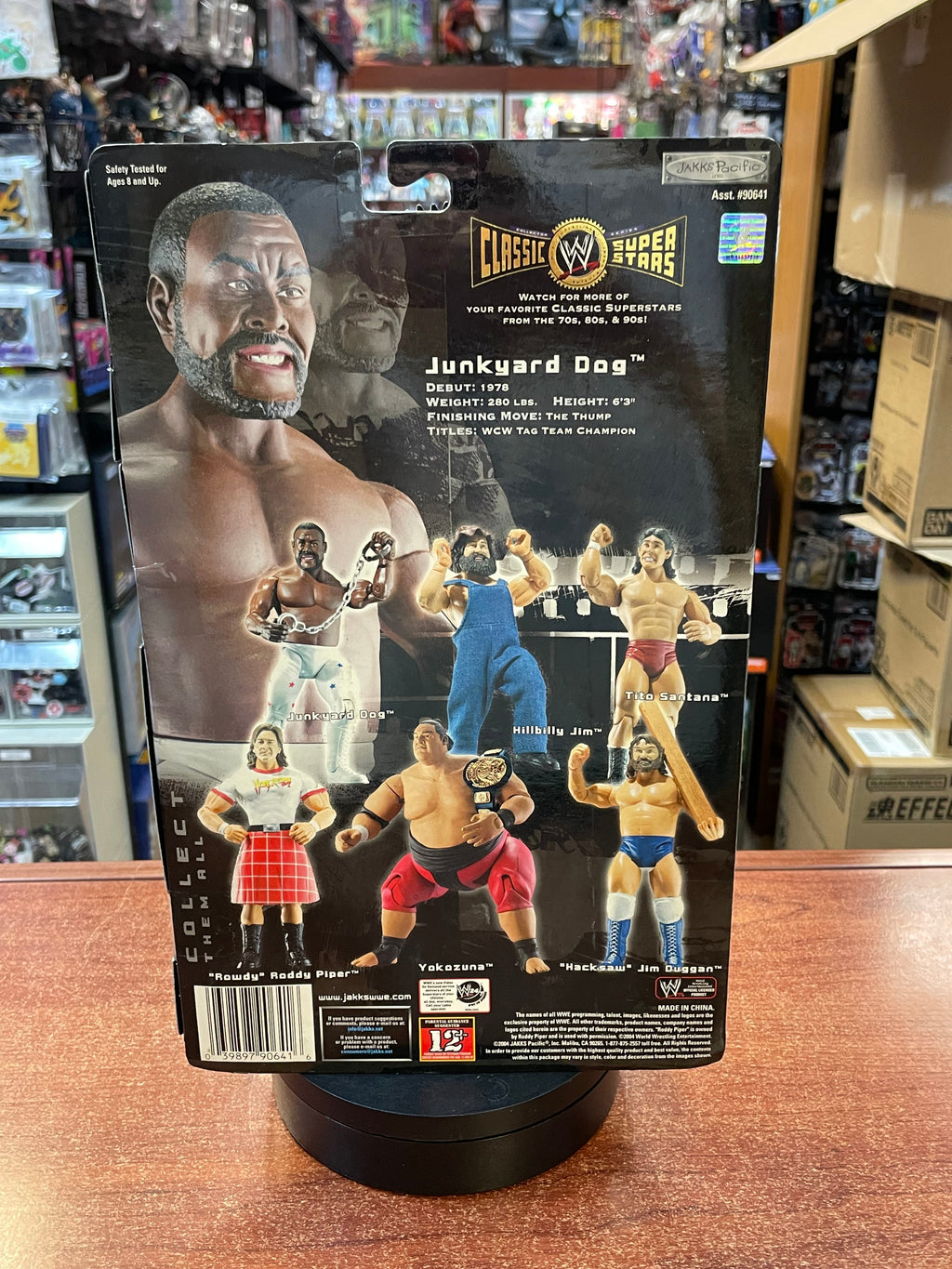 Junkyard Dog (WWF Classic Superstars, Jakks) **SEALED** product image 3, provided for visual reference and product detail