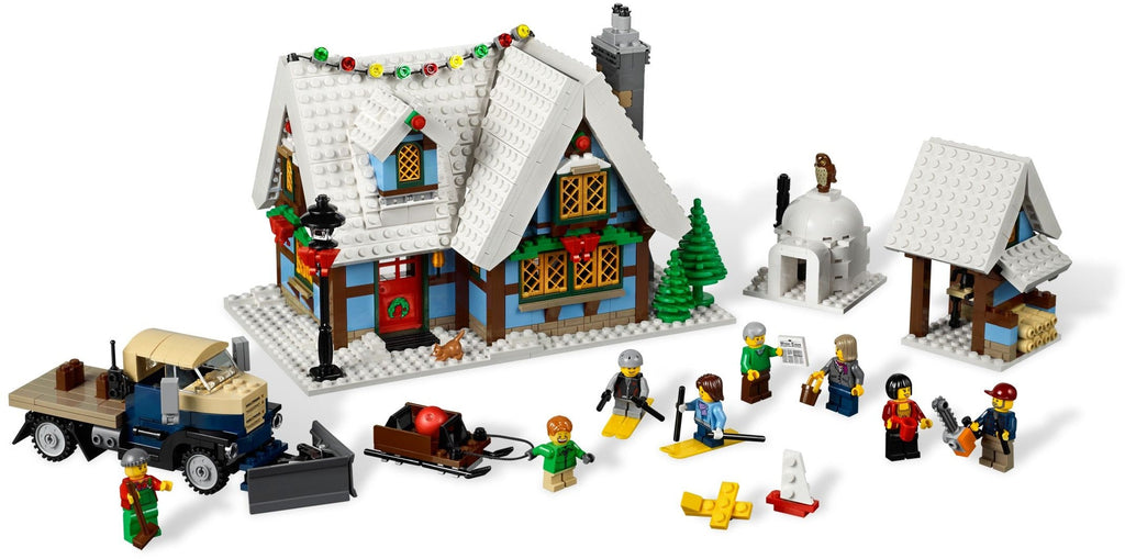 10229 LEGO Winter Village Cottage (Retired) (Certified Complete) product image 2, provided for visual reference and product