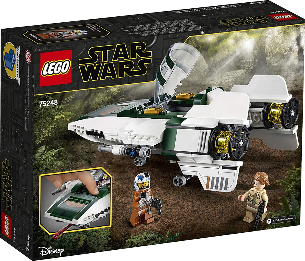 75248 Resistance A-Wing Starfighter (Retired) (Certified Complete) product image 2, provided for visual reference and