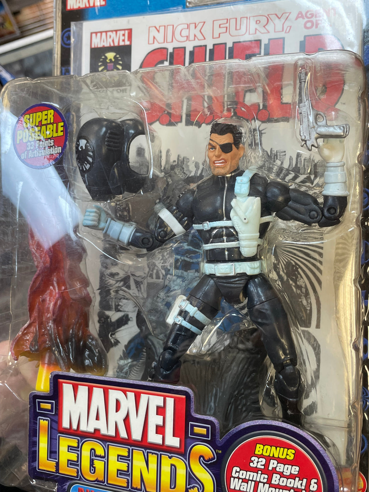 Nick Fury Series 5 (Marvel Legends, ToyBiz) **SEALED** product image 4, provided for visual reference and product detail