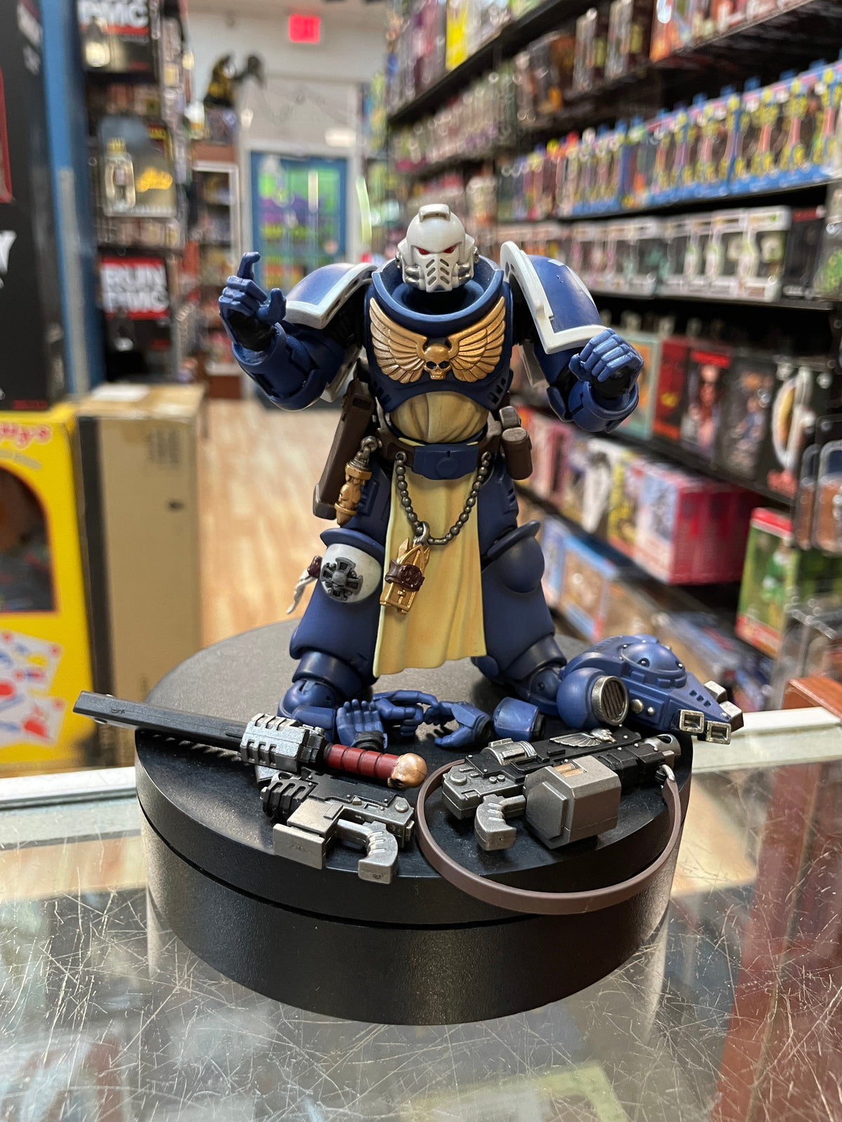 Ultramarines Sternguard Veteran (Warhammer 40K, Joytoy) **COMPLETE** product image 1, provided for visual reference and