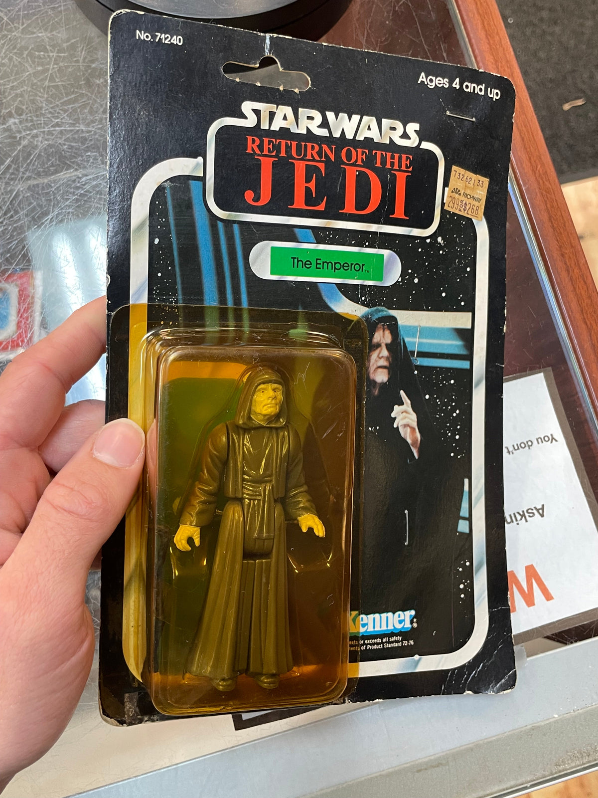 The Emperor ROTJ 9510 (Vintage Star Wars, Kenner) **SEALED** product image 13, provided for visual reference and product