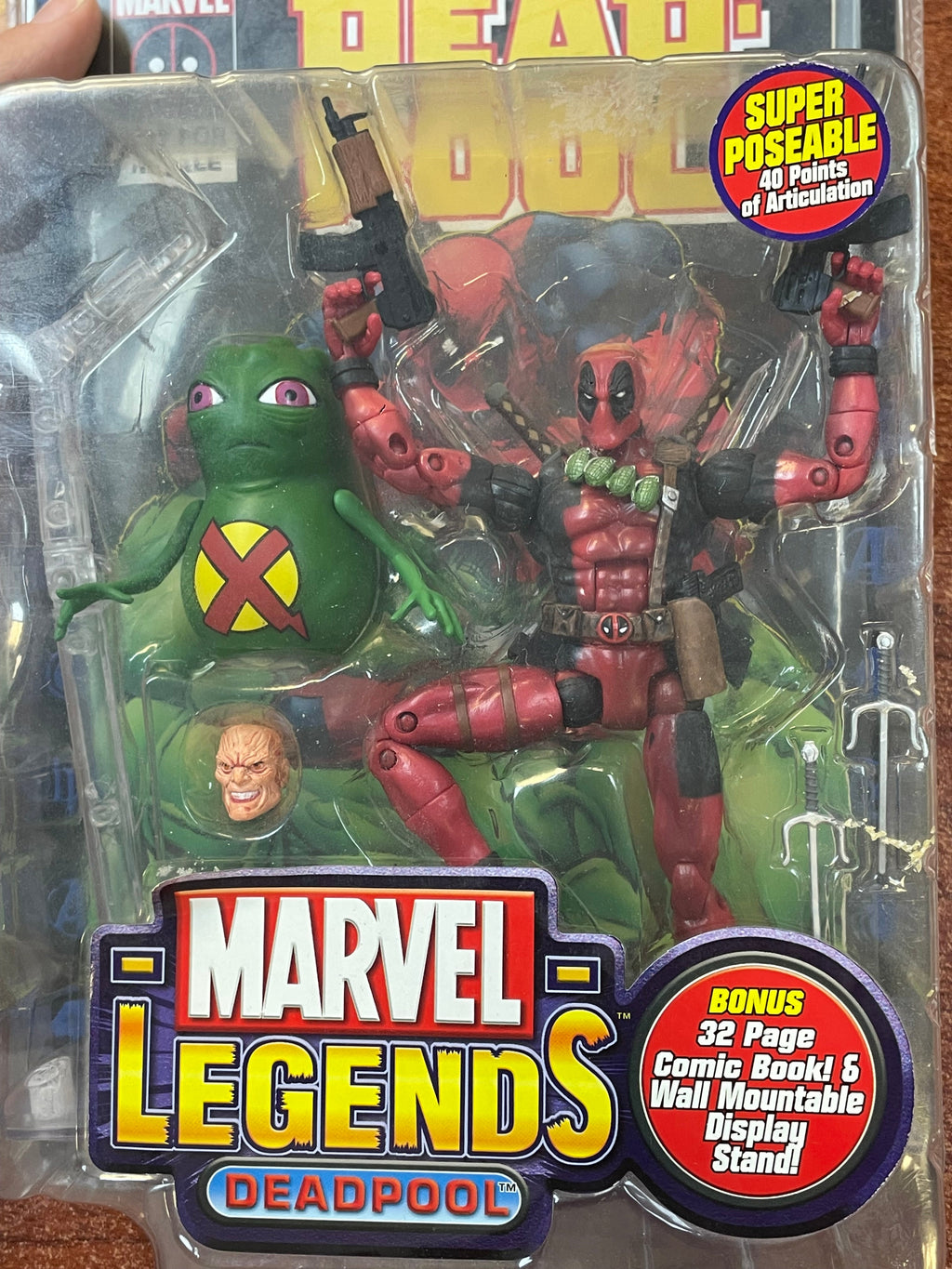 Deadpool Series VI (Marvel Legends, ToyBiz)SEALED product image 8, provided for visual reference and product detail review