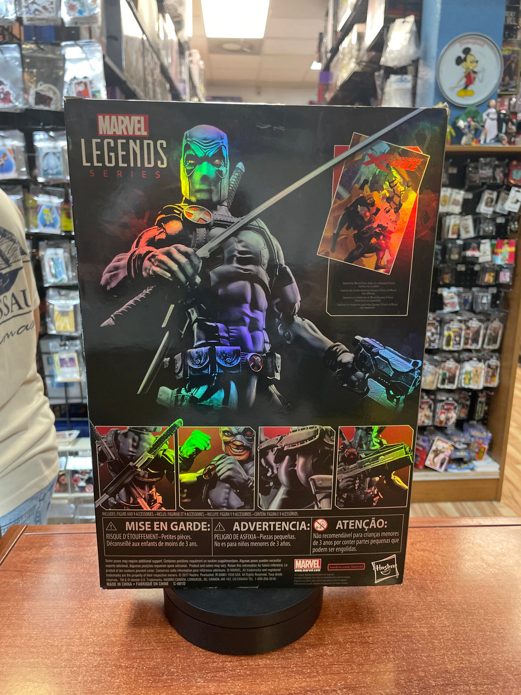 XForce Deadpool -Deluxe 12"- (Marvel Legends, Hasbro) **COMPLETE** product image 9, provided for visual reference and