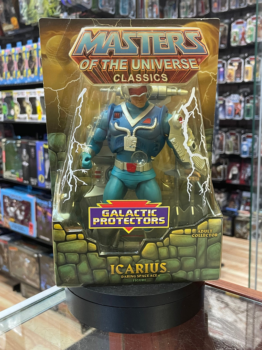 Icarius (MOTU Classics, Mattel) **SEALED** product image 1, provided for visual reference and product detail review