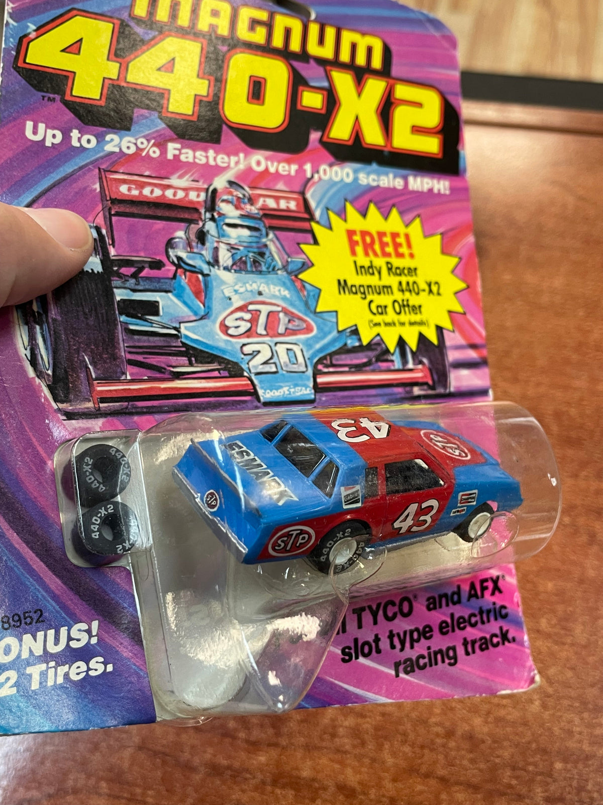 Richard Petty Esmark 8942 (Vintage Slot Car, TYCO) SEALED product image 5, provided for visual reference and product detail