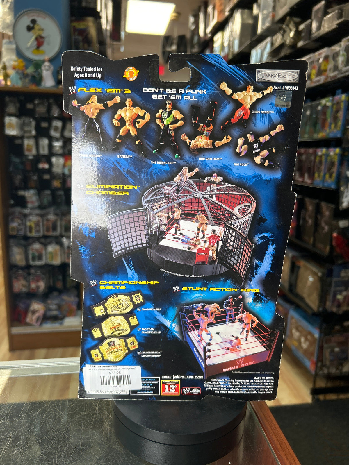 Goldust -Ruthless Aggression- (Vintage WWE, Jakks) **SEALED** product image 4, provided for visual reference and product