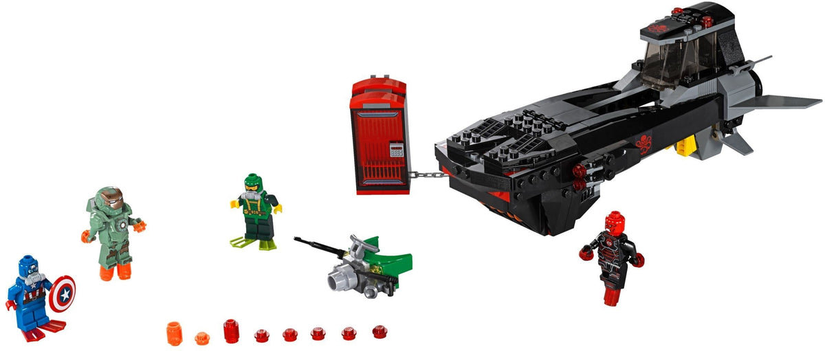 76048 LEGO Marvel: Iron Skull Sub Attack (Retired) (New Sealed) product image 2, provided for visual reference and product