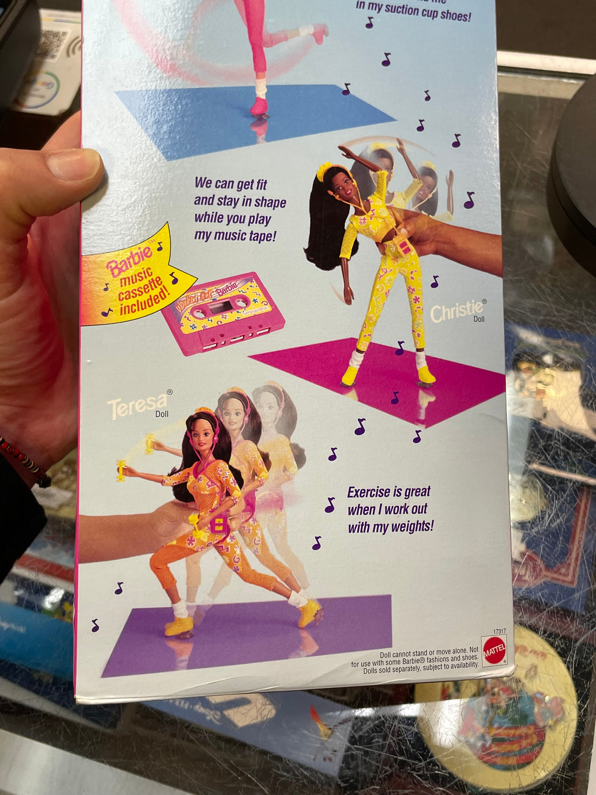 Working Out Barbie #17317 (Vintage Barbie, Mattel) **SEALED** product image 11, provided for visual reference and product