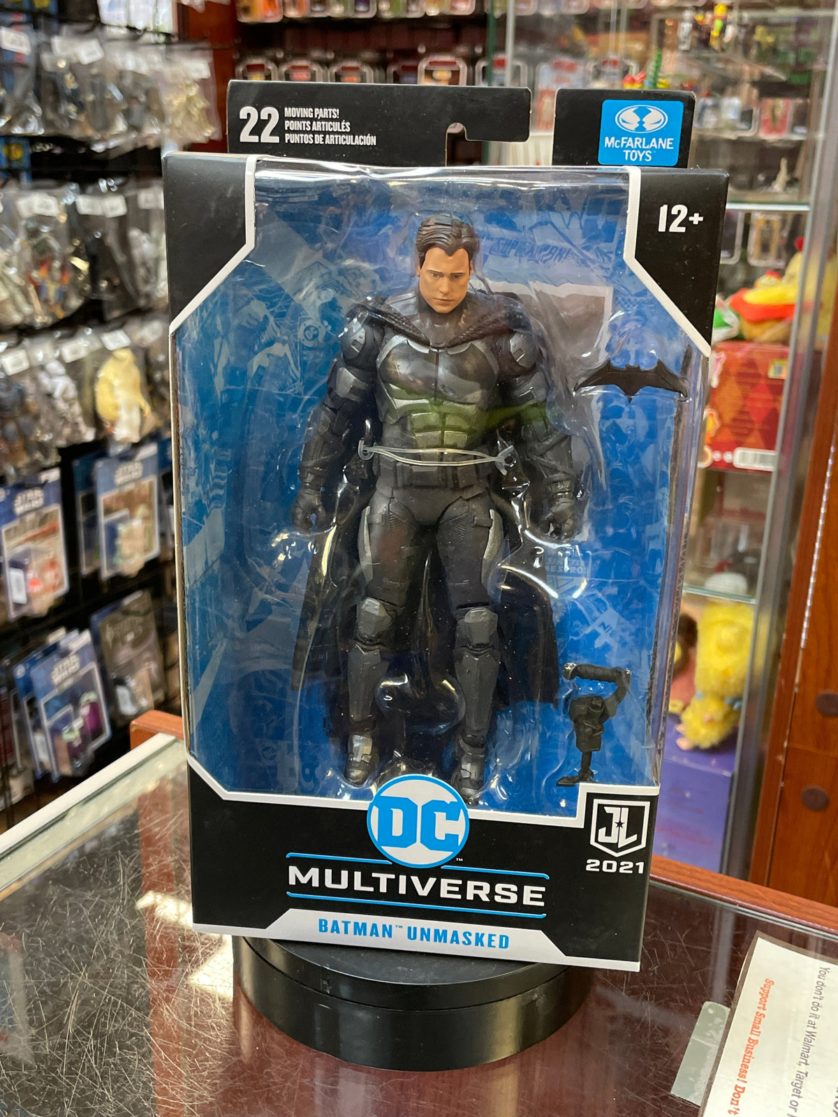 Batman Unmasked (DC Multiverse McFarlane Toys, Batman Justice League) SEALED product image 1, provided for visual reference