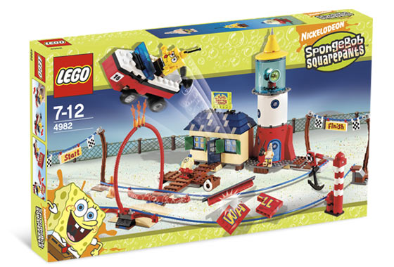 4982 LEGO Spongebob: Mrs. Puff's Boating School (Retired) (New Sealed) product image 1, provided for visual reference and