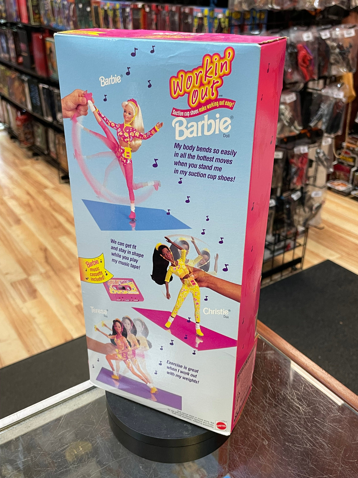 Working Out Barbie #17317 (Vintage Barbie, Mattel) **SEALED** product image 3, provided for visual reference and product