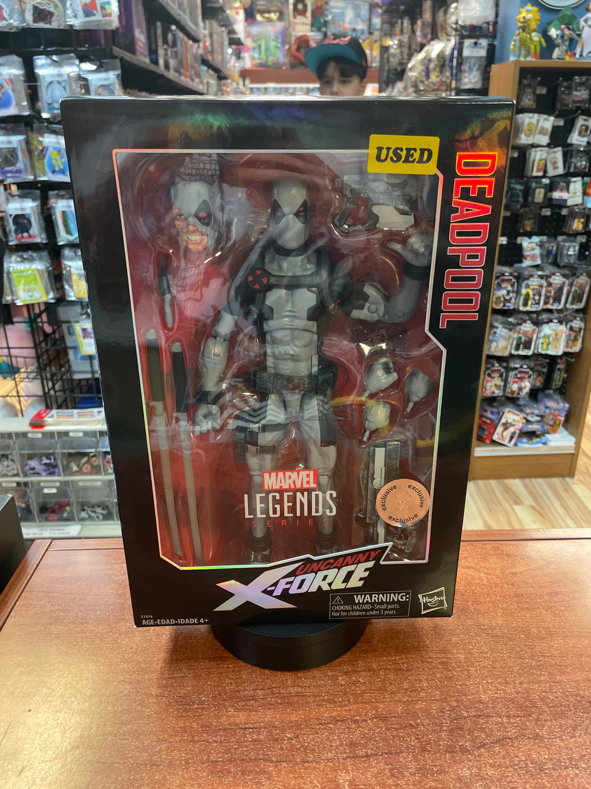 XForce Deadpool -Deluxe 12"- (Marvel Legends, Hasbro) **COMPLETE** product image 7, provided for visual reference and