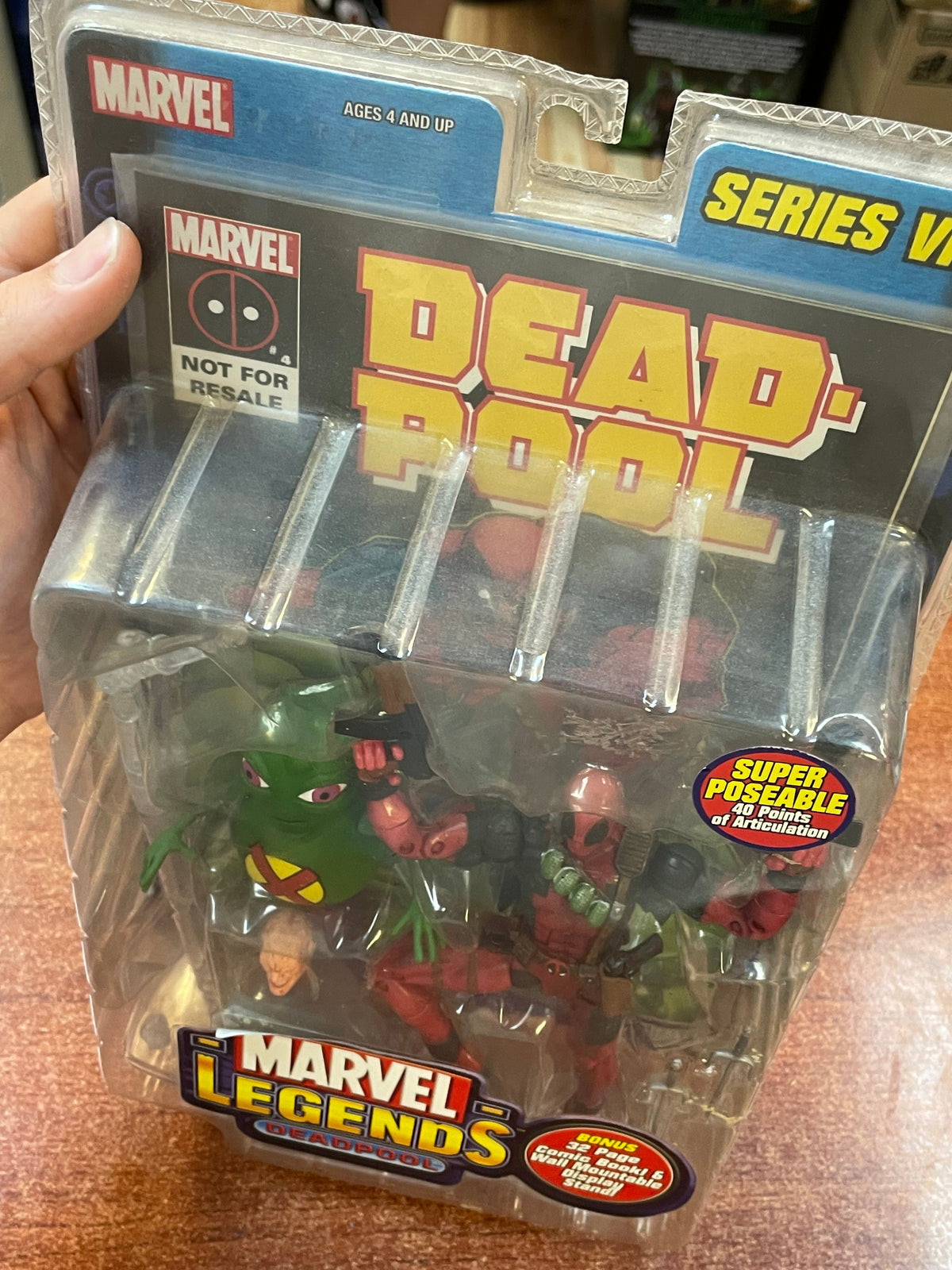 Deadpool Series VI (Marvel Legends, ToyBiz)SEALED product image 6, provided for visual reference and product detail review