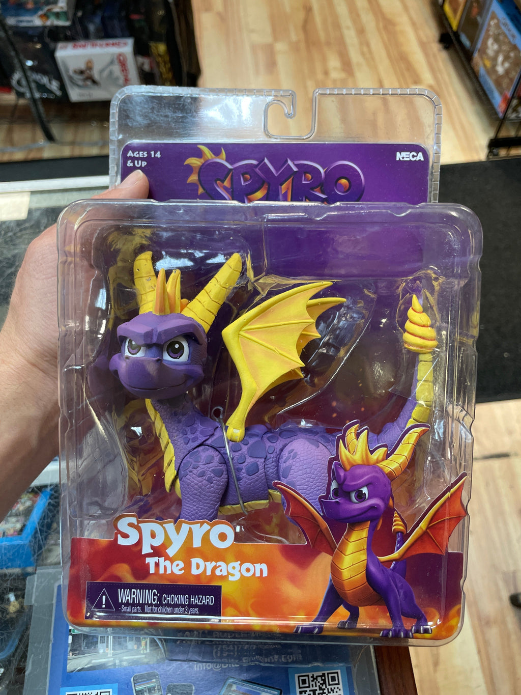 Spyro The Dragon (Spyro, Neca) SEALED product image 3, provided for visual reference and product detail review