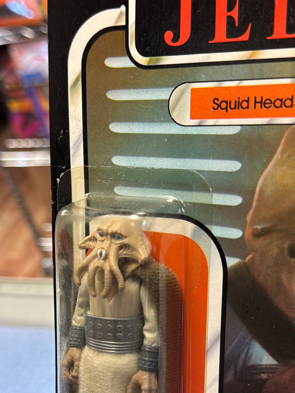 Squid Head Lando 77A ROTJ 1722 (Vintage Star Wars, Kenner) SEALED product image 10, provided for visual reference and