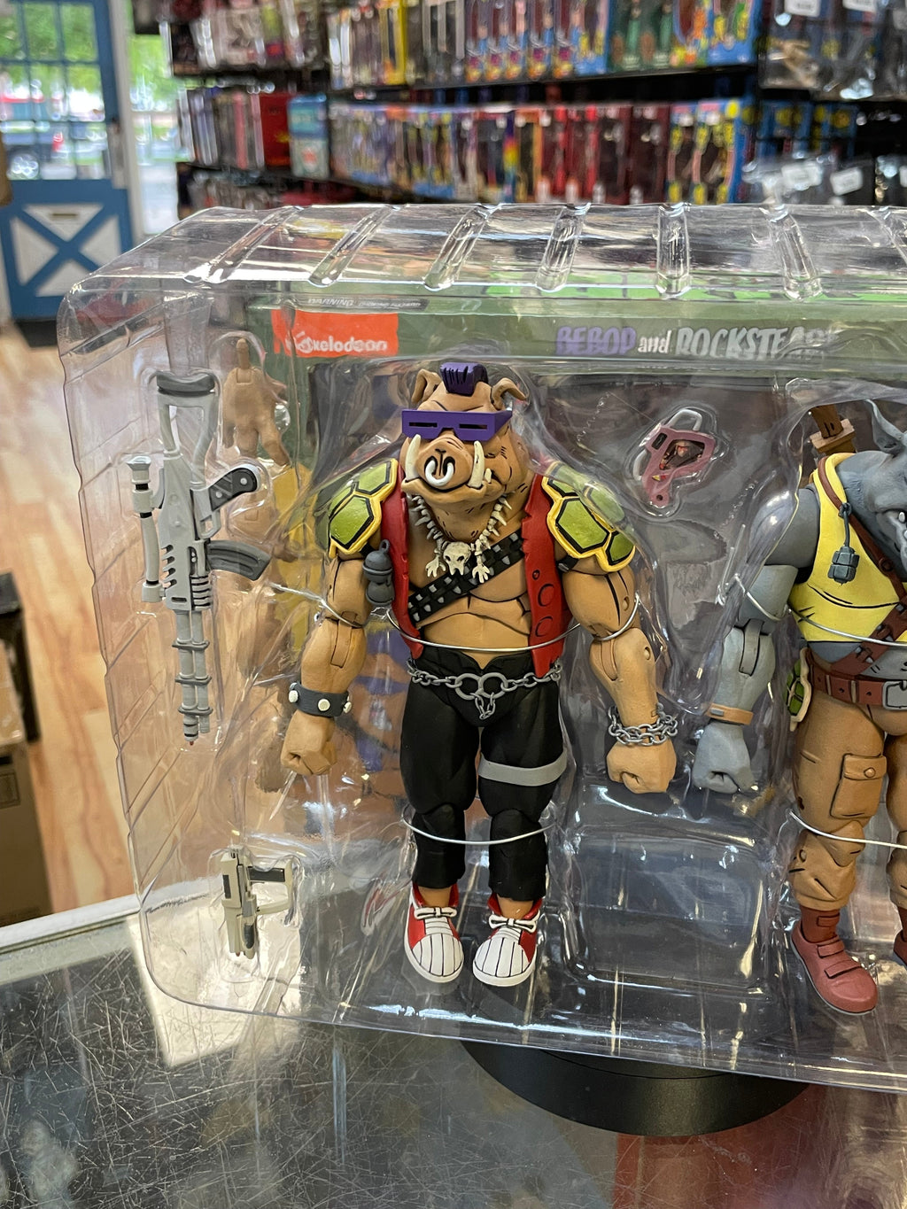 Bebop & Rocksteady (TMNT Ninja Turtles, NECA) **Open New** product image 3, provided for visual reference and product detail