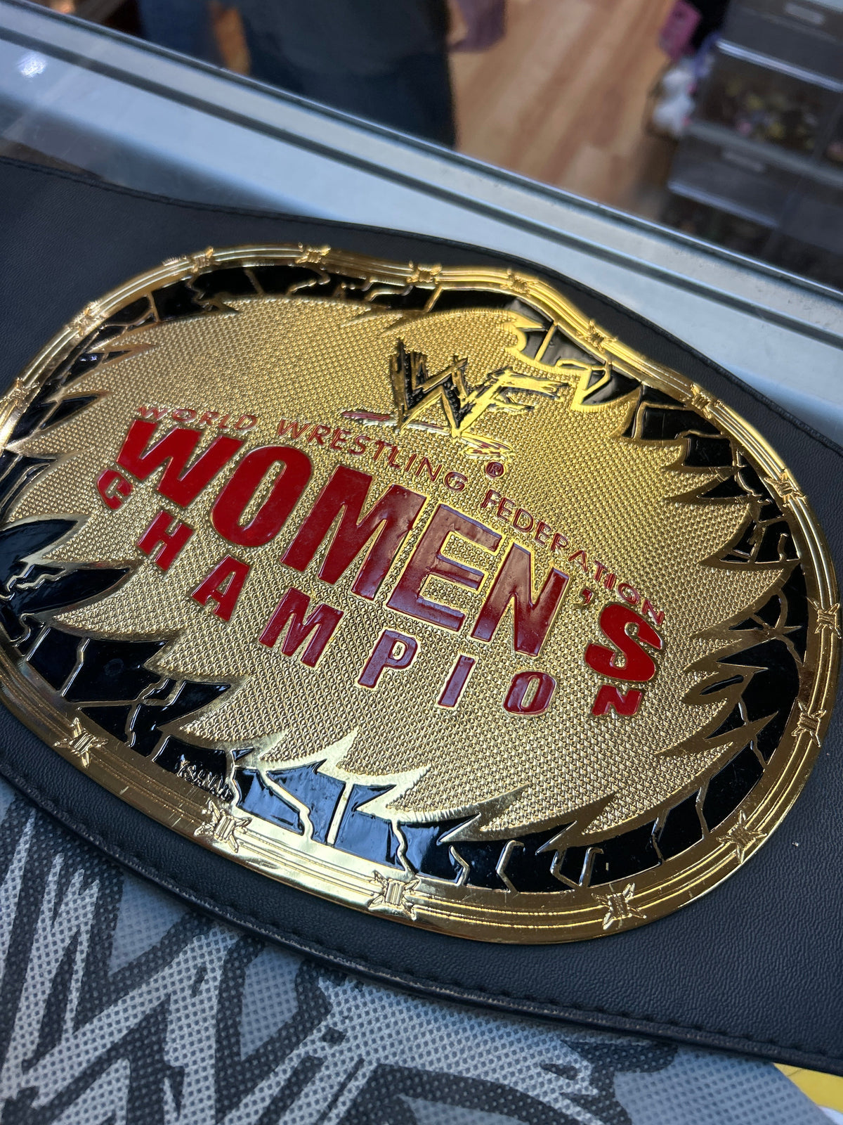 Womans Championship Belt with Bag (Vintage WWF, Figures Toy Company) product image 3, provided for visual reference and