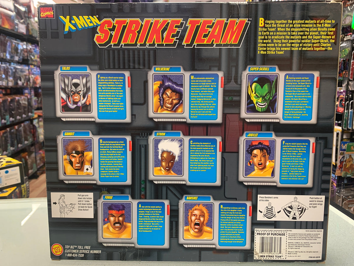 X-Men Strike Team (Vintage X-Men, Toybiz) Sealed product image 4, provided for visual reference and product detail review