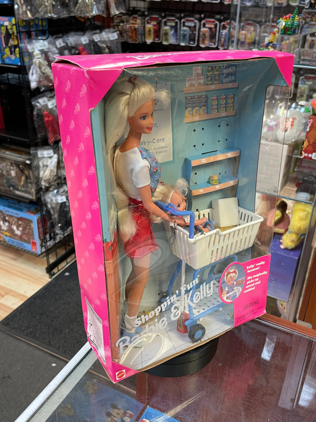 Shoppin Fun Barbie & Kelly #15756 (Vintage Barbie, Mattel) **SEALED** product image 3, provided for visual reference and